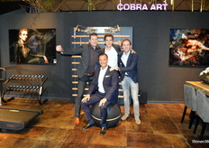 Het team van VSB - Technogym, met v.l.n.r.: Paul Simons, Charles Rijgersberg, Laurent Vanbrussel en Geert Antonis. 