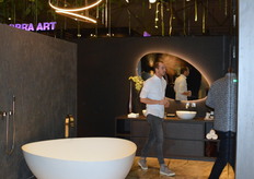 Ook konden bezoekers badkamer design bewonderen. 