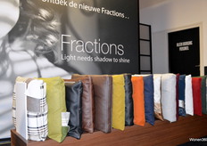 Een blik op de stand van Fractions, dat zonwering biedt.