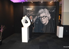 Fons Schobbers presenteerde zijn kunstwerken op de kunstgalerie, eerste verdieping.