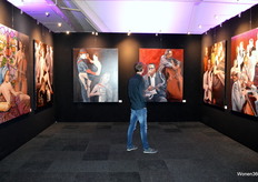 Er waren tal van kunstobjecten te bezichtigen.