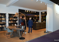 Een blik in de stand van Culimaat; creëert gehele keukenconcepten waarbij de meest bijzondere materialen worden gebruik