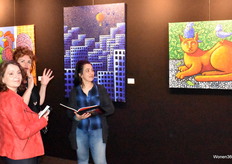 Allerlei stijlen waren vertegenwoordigd in The Art of Living Gallery.