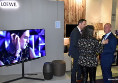 Loewe was ook op het event, het is een van de voorlopers op het gebied van beeld en geluid.