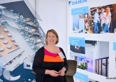 Ruth Bielders van Daikin, gespecialiseerd in klimaatcontrole voor de zakelijke markt liet de voordelen zien voor het moderne hotel.