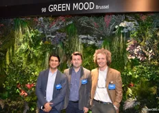 Ajay Menda, Sadig Alekperov en Gilles van der Brempt van Green Mood,dat volledig natuurlijke gestabiliseerde planten aan die schoonheid combineert met akoestisch absorberende eigenschappen.