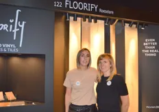 Justine Clauwaert en Marie Callens van Floorify Roeselare showden veniel vloeren met het installatiegemak van laminaat.