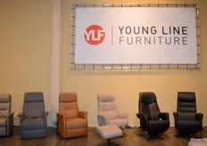 De relax fauteuils van Young Line Furniture, vertegenwoordigd door Rene van Hoof.