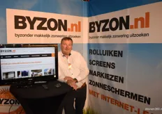 Dirk Minnaard van Byzon.nl, een Nederlands bedrijf met de fabriek centraal gelegen in Barneveld met bijna 50 dealers door heel Nederland.