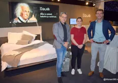 Alex Schonewille, Melina Boeckmans en Vincent Verhaert van Equilli, dat zich onderscheidt door een aanbod van matrassen ontwikkeld door wetenschappers met een diepgaande kennis van slaapcomfort en gezondheid.