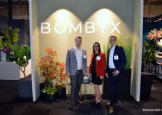 Bert Rinkel, Emete Yolcu Orçunoğlu en Remon Schaper van het gloednieuwe bedrijf Bombyxx. Trendz was voor de leverancier van onder andere kunstbloemen, potten en glaswerk een primeur.