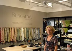 Agente Jeanett Heerink staat voor De eerste keer in de Woonindustrie met een van haar Deense merken, Bungalow Denmark.