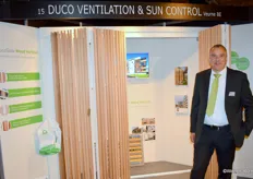 Projectadviseur Edwin Pelkman van Duco Ventilation & Sun Protection, gespecialiseerd in het zo aangenaam mogelijk maken van binnenklimaten.