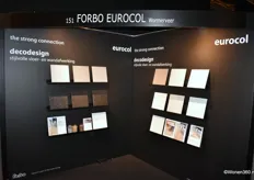 Een blik in de onbemande stand van Forbo Eurocol.