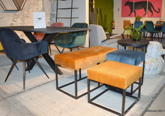 Nijwie toonde o.a. nieuwe poefjes in verschillende breedtematen.