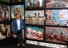 Gaby van der Weert van de groothandel in schilderijen Gave Specials was tijdens de najaarseditie Trendz weer van de partij.