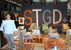 Het label Stapelgoed werd vertegenwoordigd door de ontwerpers Cindy Verboven (foto) en Alex Wassink. 