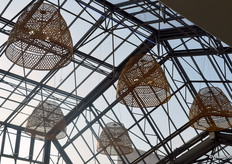 Veel natuurlijke materialen waren terug te zien, zoals rotan.