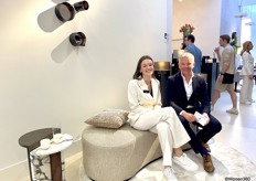 Aurelie Rybski met Stefan Verheyen van Dôme Deco.