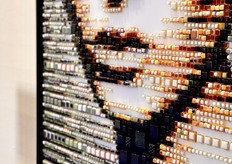 Een detailfoto van een prachtig kunstwerk van Cobra Art.