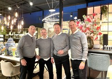 V.l.n.r.: Ceel de Pender, Krijn Duiven, Richard Moree en Bas Mengedé van PMP/Nix Design.