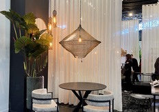 Gestyled hoekje in de wandelgangen.