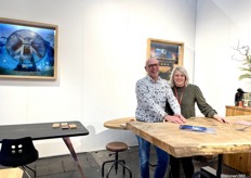 Mark en Annemiek Waterman van Sturdy-Legs, dat in hoogte verstelbare tafels levert.