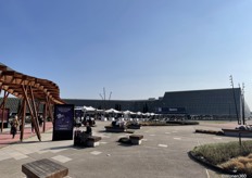 Het was prachtig weer waardoor het buiten ook druk bezet was.