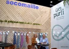 Lieve Debever en Manu Tuytens van Socomaille (onderdeel van Concordia Textiles NV) lanceren het concept Purfi. Zo worden kwaliteitsvezels verjongd uit een van de meest ondergewaardeerde grondstoffen op aarde: textielafval.