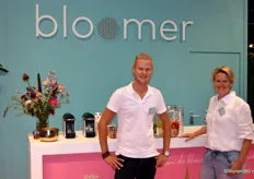 Youri en Ellen brachten met online bloemengroothandel Bloomer kleur op de beurs.