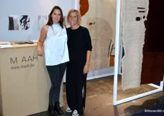 Murielle De Ceunynck en Marie van Tieghem van het pas opgerichte bedrijf M AAH. Een Antwerps merk dat objecten aanbiedt die handgemaakt zijn door gepassioneerde mensen en uitgekozen voor bedachtzame mensen.