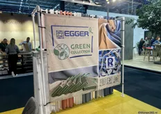 De Green Collection van Egger Textiles hebben alle een groot percentage gerecyclede en recyclede materialen of leveren een positieve bijdrage aan het leefklimaat.
