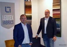 Bjorn van Herk en Rob Drabbe van de Brabantse industriële groothandel Leotex.