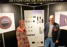 Suzanne en Koen de Louw van Fontini by Innovador uit Oss toonden exclusief schakelmateriaal.