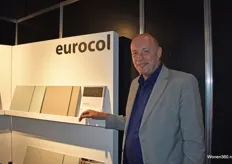 Rob Eijgelsheim, sales director Nederland van Eurocol, showde stijlvolle vloeren.