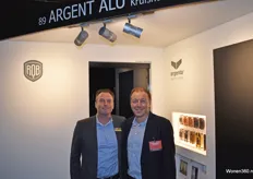 Commercieel manager Nederland Sander Mooi (links) en Wim Waelkens van Argent Alu uit Kruishoutem (België).