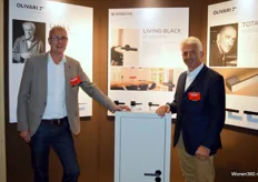 Het stylish deurbeslag van Intersteel werd gepresenteerd door Maarten Ter Horst en George de Beer.