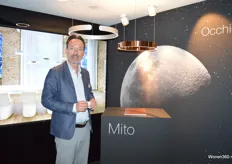 Svend Eric Panjer van Occhio presenteerde de Mito collectie. De naam van het bedrijf betekent in het Italiaans ooglens, maar is van origine een Duits bedrijf.