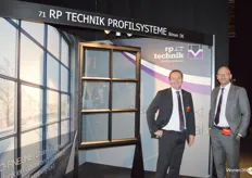 Rens Demarteau en Johan Camps van het Duitse RP Technik Profilsysteme.