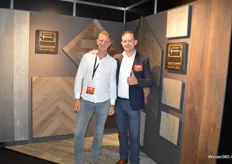 Steven Swaegers en Bard van der Veken presenteerden de nieuwe vloeren van Silva Floors.