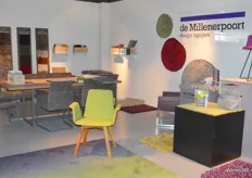 Bert van Millenerpoort vertegewoordigde de showroom van de design tapijtencollectie.