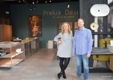 Joyce Huisman met broer Barry presenteerden de producten van Prelux Design.