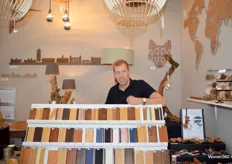 Sander Hoentjen van Hoentjen Creatie. Hij heeft een winkel in allerlei houtproducten. 