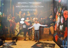 Megawall werd gepresenteerd door Paul Ebbe. Ze kunnen wanddecoratie leveren voor wanden van 5 x 4 meter. Er zijn ook collecties voor vloeren.
