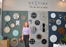 De serie klokken van Nextime werd gepresenteerd door Josien Veltman.