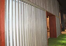 Houten, verticale shutters van Carpentier