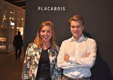 Virginie Ramboux en Jan Lombaerts van Placabois, gespecialiseerd in fineerplaten om de meest mooie interieurs te maken.