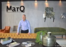 Rob presenteerde de Marq collectie by European Furniture. Deze exclusieve collectie is voornamelijk voor het hogere segment. Het bedrijf opent binnenkort een nieuwe showroom in Hulft.