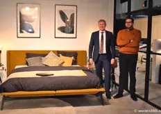 Geert (links) van Velda bedding en Gilles van Galvanitas bij bed Fly.