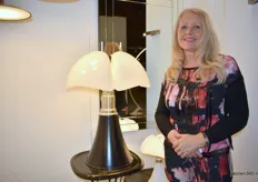 Marleen D’haenens van het gelijknamige bedrijf uit Brugge (waar het een toonzaal heeft van 4000 m2), gespecialiseerd in professioneel lichtadvies.